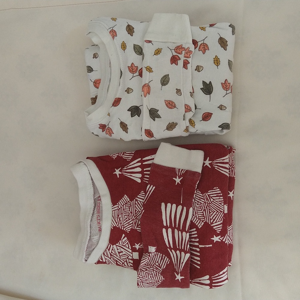 BURT'S BEES TODDLER LONG SLEEVE PJ SETS